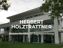 Tablet Screenshot of holztrattner.com